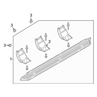 Ford OE - Pillars, Rocker & Floor - Running Board (Moulded)