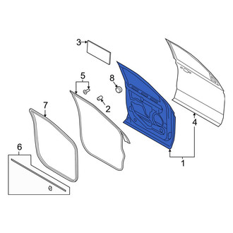Ford OE - Front Right Door Shell