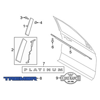 Ford OE - Rear Tailgate Emblem