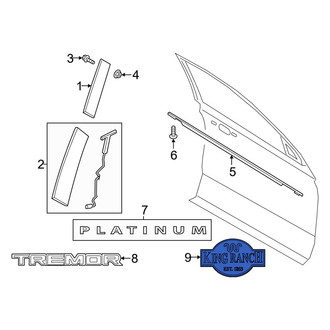 Ford OE - Front Door Emblem