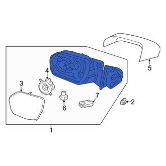 Ford OE - Front Right Door Mirror