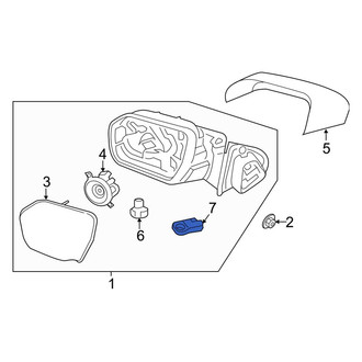 Ford OE - Front Right Door Mirror Trim Ring