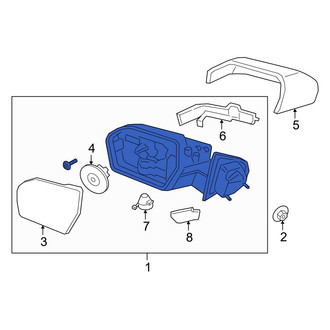 Ford OE - Front Left Door Mirror