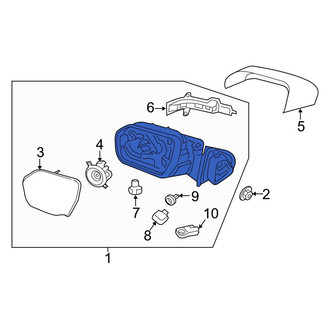 Ford OE - Front Left Door Mirror