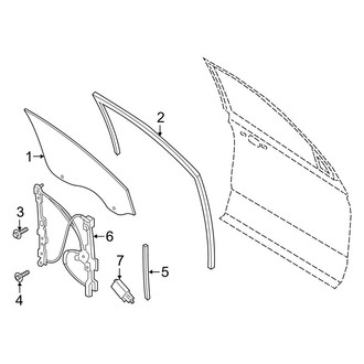 Ford OE - Front Door - Glass & Hardware