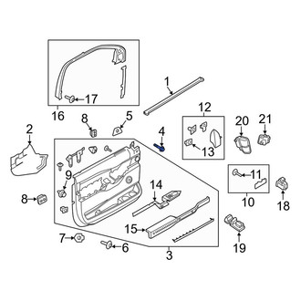 Ford OE - Door Interior Trim Panel Screw