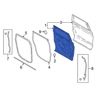 Ford OE - Front Left Door Shell