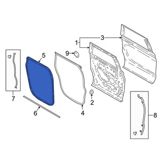 Ford OE - Rear Right Forward Door Seal
