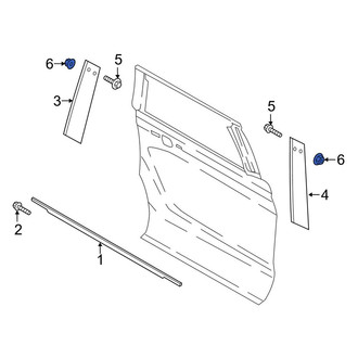 Ford OE - Door Applique Nut
