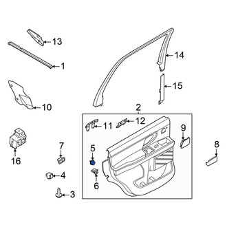 Ford OE - Door Interior Trim Panel Retainer
