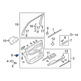 Ford OE - Door Interior Trim Panel Grommet