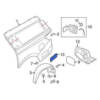Ford OE - Rear Quarter Panel Vent