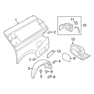 Ford OE - Quarter Panel & Components