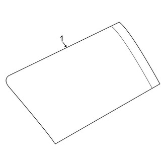Ford OE - Quarter Panel - Glass