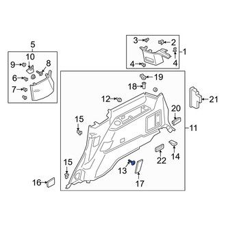 Ford OE - Liftgate Pull Handle Screw