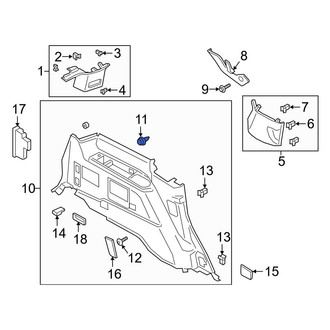 Ford OE - Door Sill Plate Clip