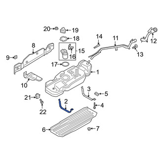 Ford OE - Front Fuel Tank Strap