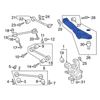 Ford OE - Front Left Upper Suspension Control Arm