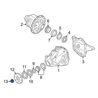 Ford OE - Differential Drive Pinion Nut