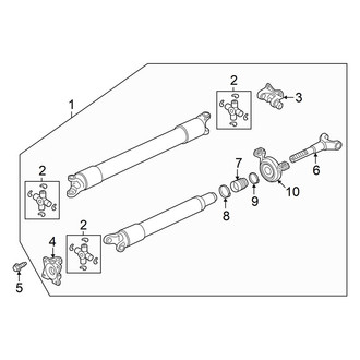 Ford OE - Rear Suspension - Drive Shaft (RWD)