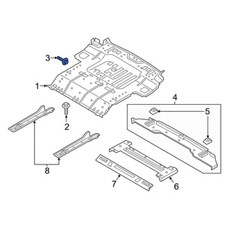 Ford OE - Floor Pan Rivet