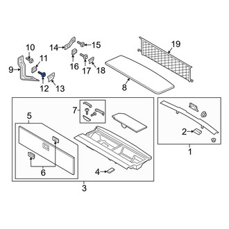 Ford OE - Radio Antenna Base Screw