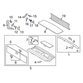 Ford OE - Radio Antenna Base Screw