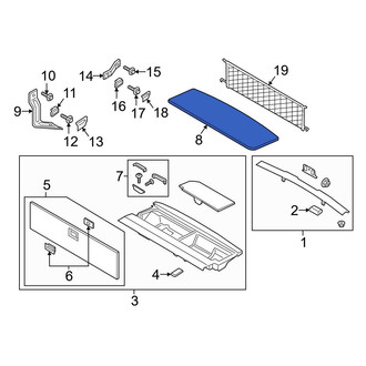 Ford OE - Rear Floor Mat