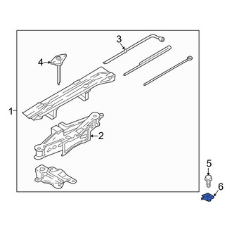 Ford OE - Floor Jack Nut