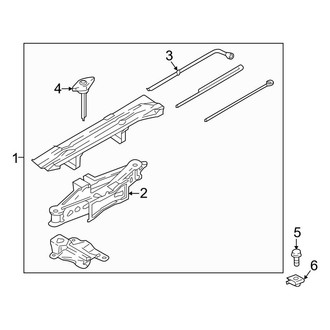 Ford OE - Rear Body & Floor - Jack & Components