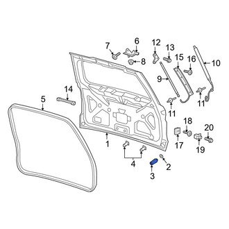 Ford OE - Liftgate Stop Bumper