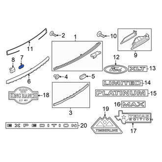 Ford OE - Liftgate Finish Panel Clip