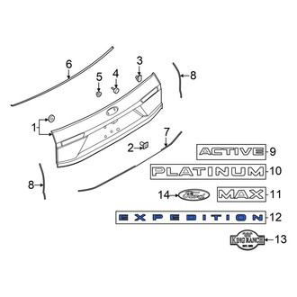 Ford OE - Rear Hatch Emblem
