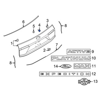 Ford OE - Liftgate Finish Panel Bolt