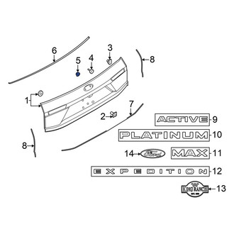 Ford OE - Running Board Nut