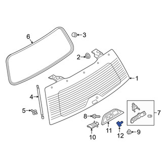 Ford OE - Rear Liftgate Glass Striker