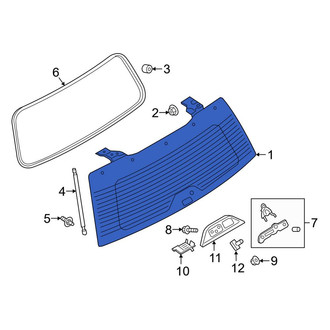Ford OE - Rear Liftgate Glass