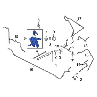 Ford OE - Rear Wiper Motor