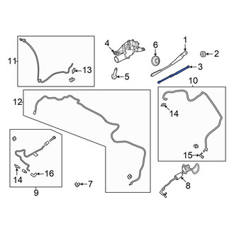 Ford OE - Rear Wiper Blade