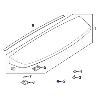 Ford OE - Spoiler Guide Pin