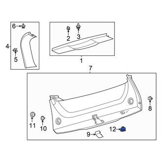 Ford OE - Rear Liftgate Latch Release Switch