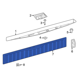 Ford OE - Rear Tailgate Gap Cover