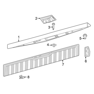Ford OE - Tail Gate - Interior Trim