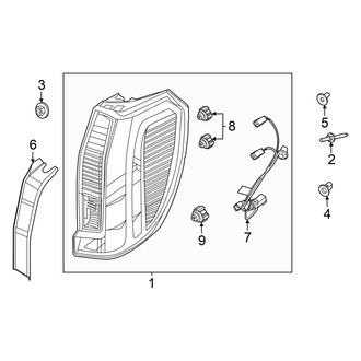 Ford OE - Rear Lamps - Tail Lamps