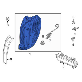 Ford OE - Rear Left Outer Tail Light Assembly
