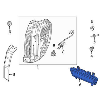 Ford OE - Rear Left Inner Tail Light Assembly