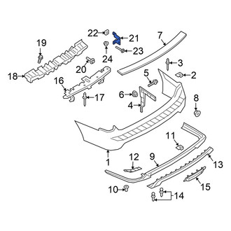 Ford OE - Rear Right Bumper Cover Stay