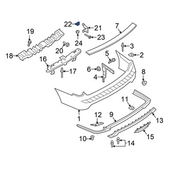 Ford OE - Washer Fluid Reservoir Nut