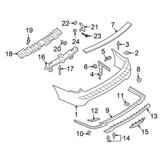 Ford OE - Bumper Cover Screw