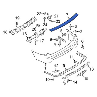Ford OE - Rear Bumper Step Pad
